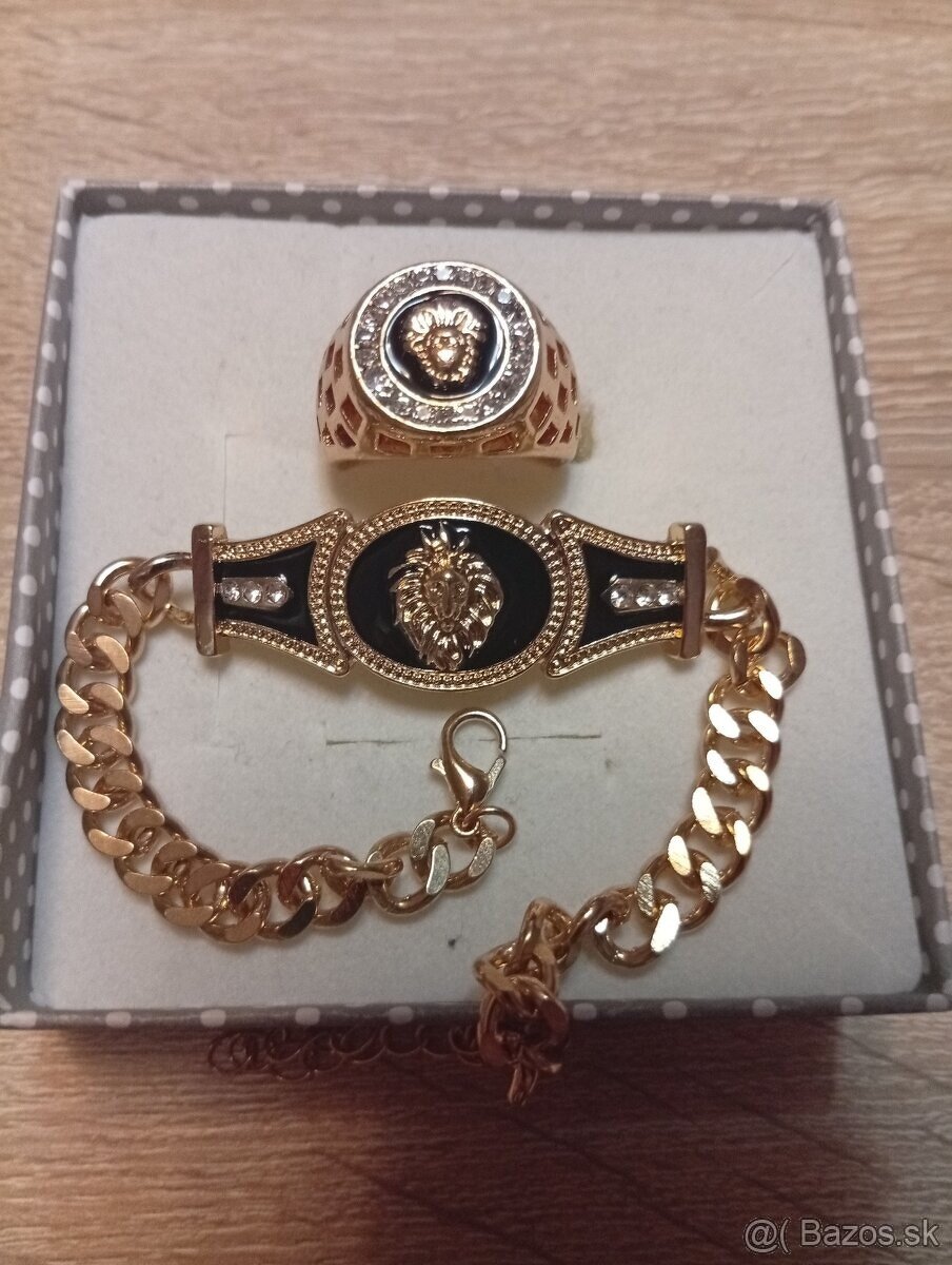 VERSACE SET - NÁDHERNÝ POZLÁTENÝ SET - 3