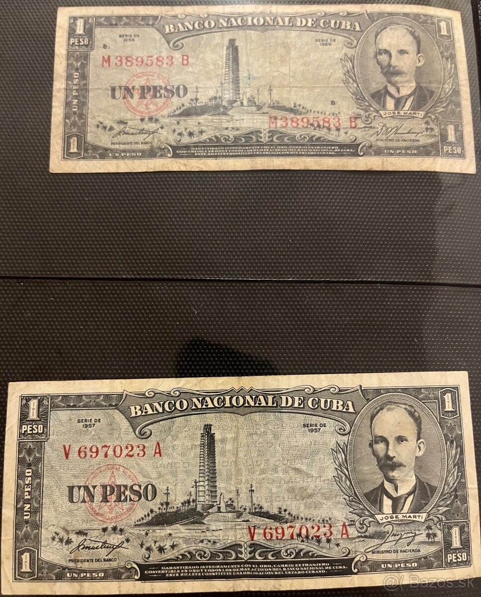 Kubánske bankovky - 3