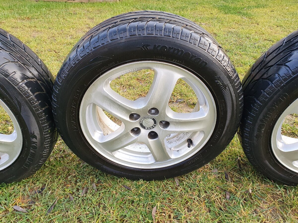 195/55r15 letné pneumatiky+disky - 3