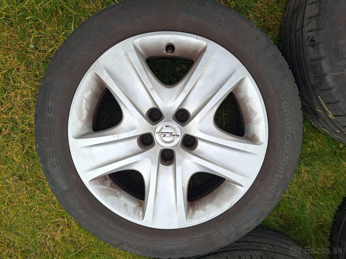 Predám OPEL disky 17-ky + pneumatiky 225/50 R17 - 3