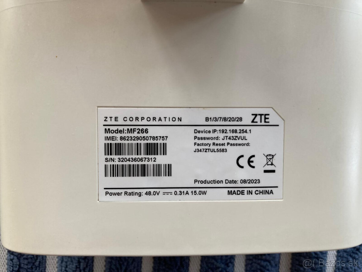 ZYXEL VMG3927-T50K + ZTE MF266 - 3