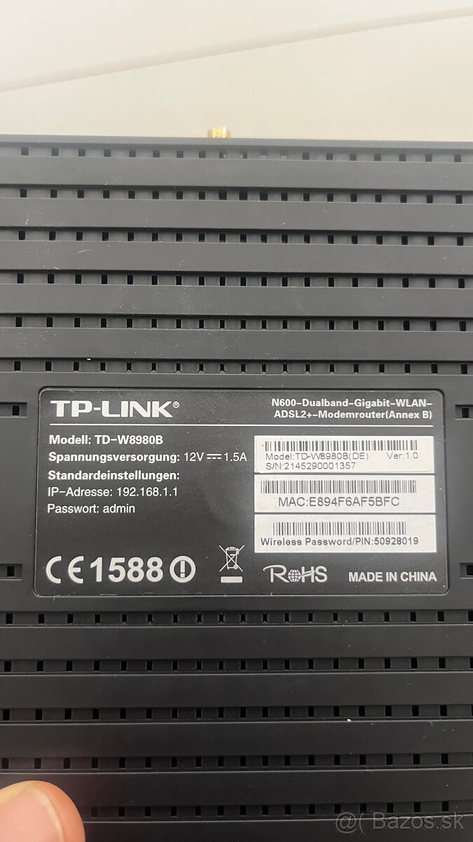 Predam modem/router TP-LINK TD-W8980B - 3