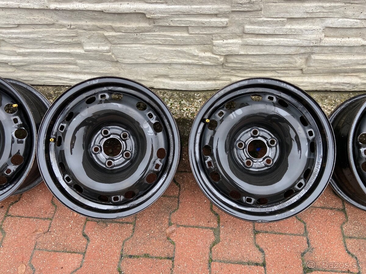 5x100 R15 plechové disky - 3