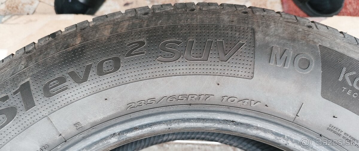 Predám letné pneumatiky Hankook 235/65 R17 - 3