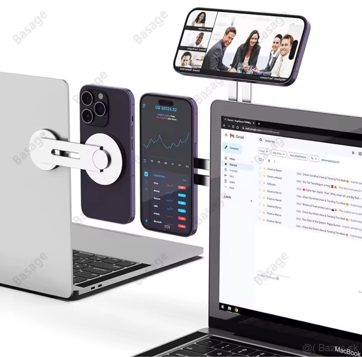 Magnetický držiak pre notebook - 3