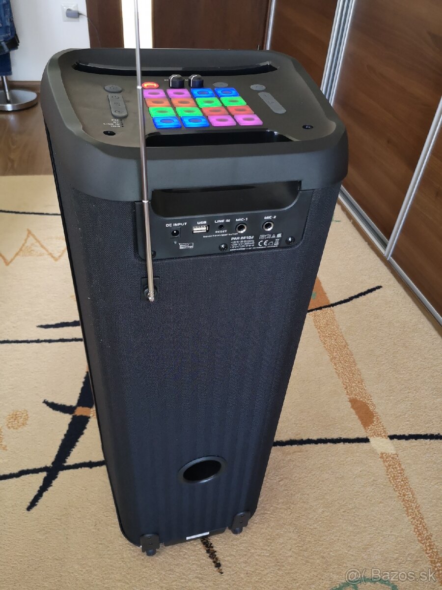 Predám bezdrôtové DJ Repro Sal PAR221 s BT mikrofonom - 3