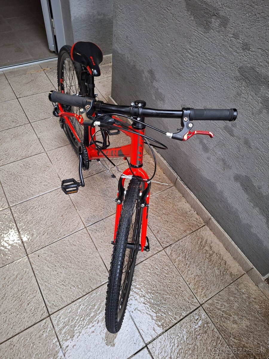 Predám detský bicykel 24kola Giant cerveny - 3