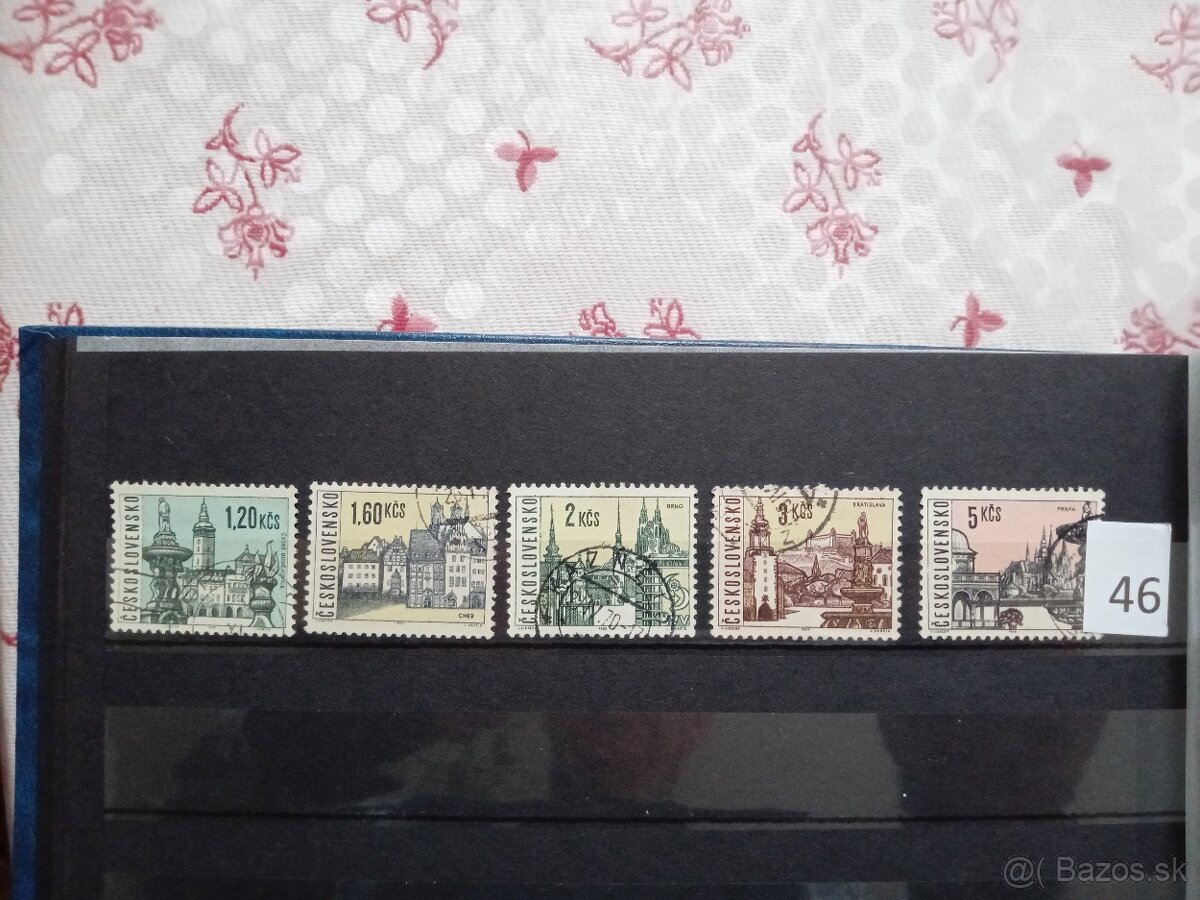 Poštové známky č.435 - ČESKOSLOVENSKO III - 18 sérií - 3