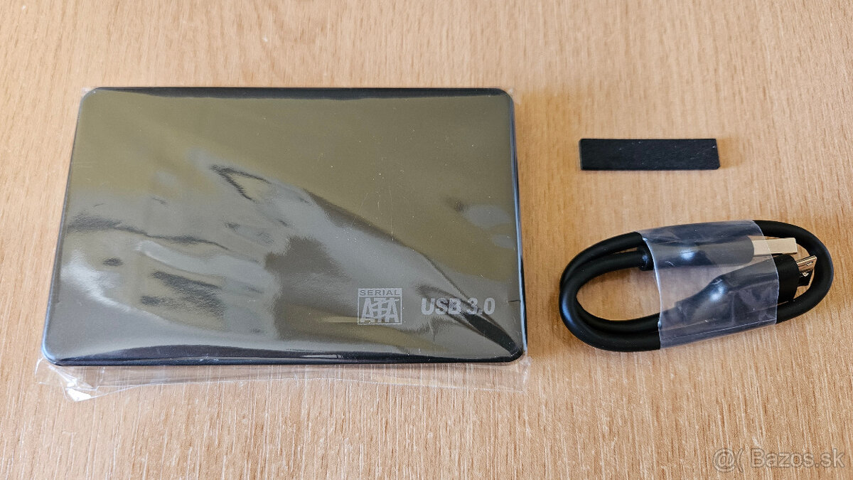 Externý BOX USB3.0 na 2.5'' SATA HDD/SSD - čierny - 3