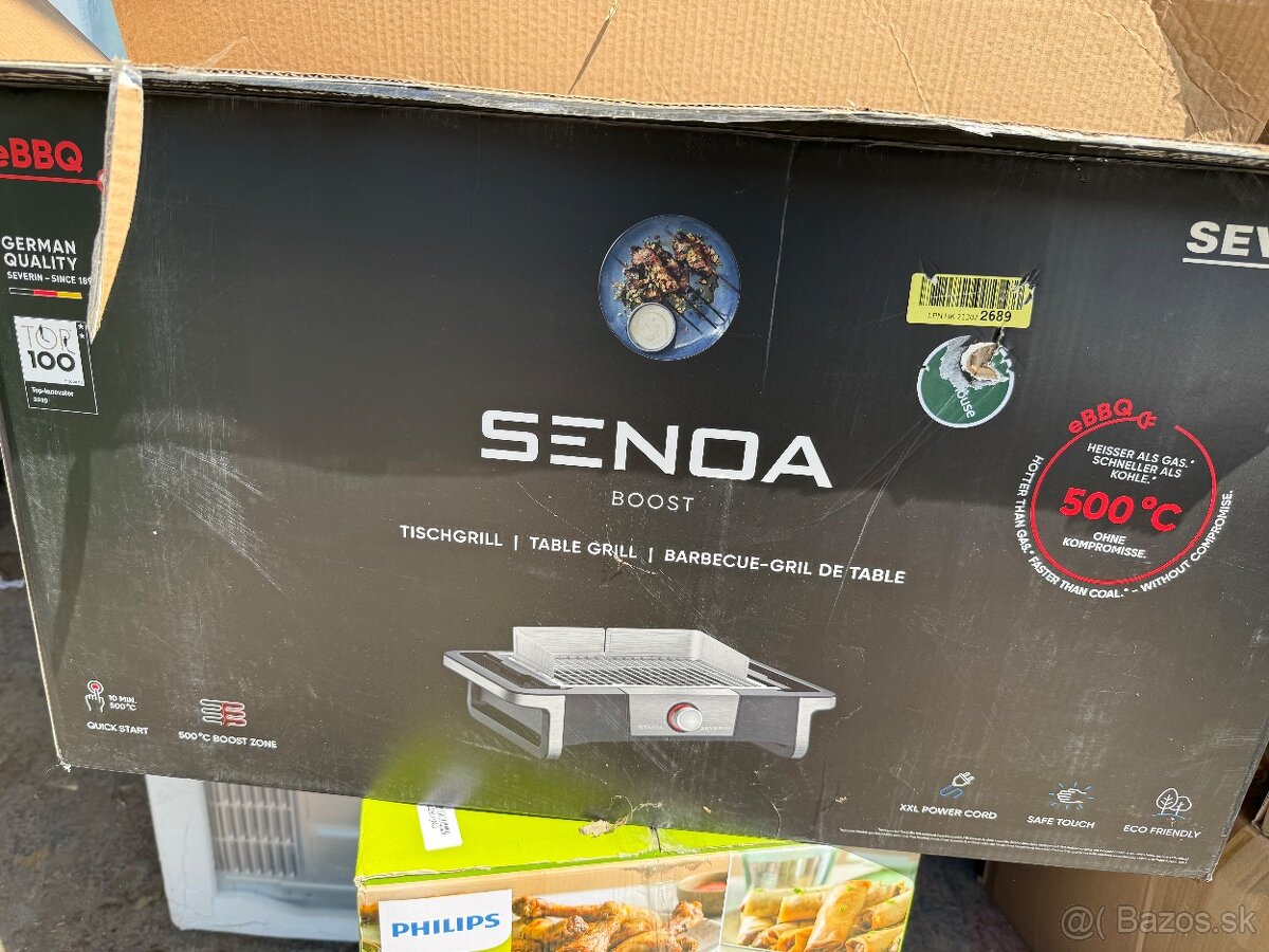 Elektrický stolný gril PG 8113 SENOA BOOST , 3000 W, Severin - 3