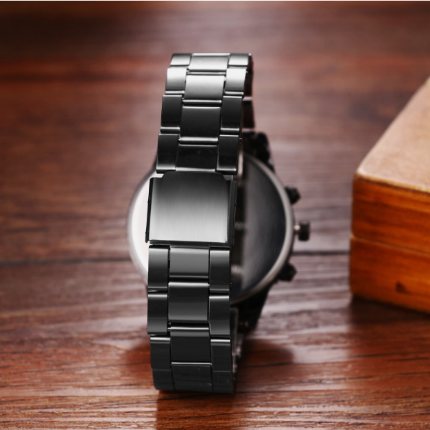 Pánske náramkové hodinky s veľkým ciferníkom - 3