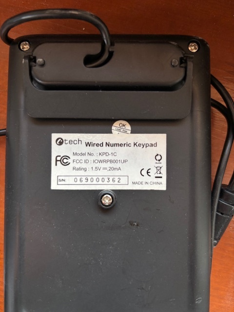 externá numerická klávesnica - 3