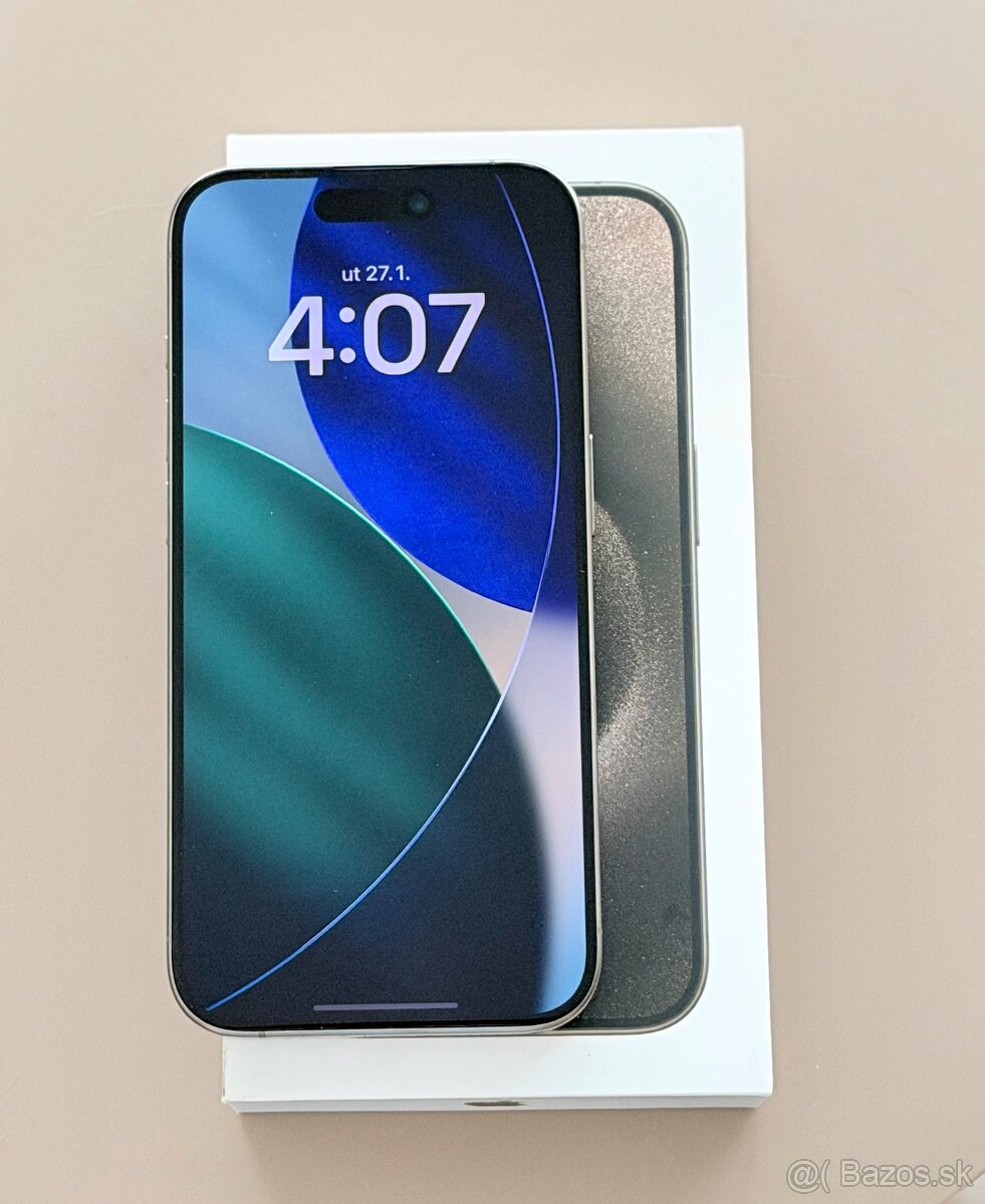 Apple iPhone 15 Pro 256 GB, Natural Titanium - 3