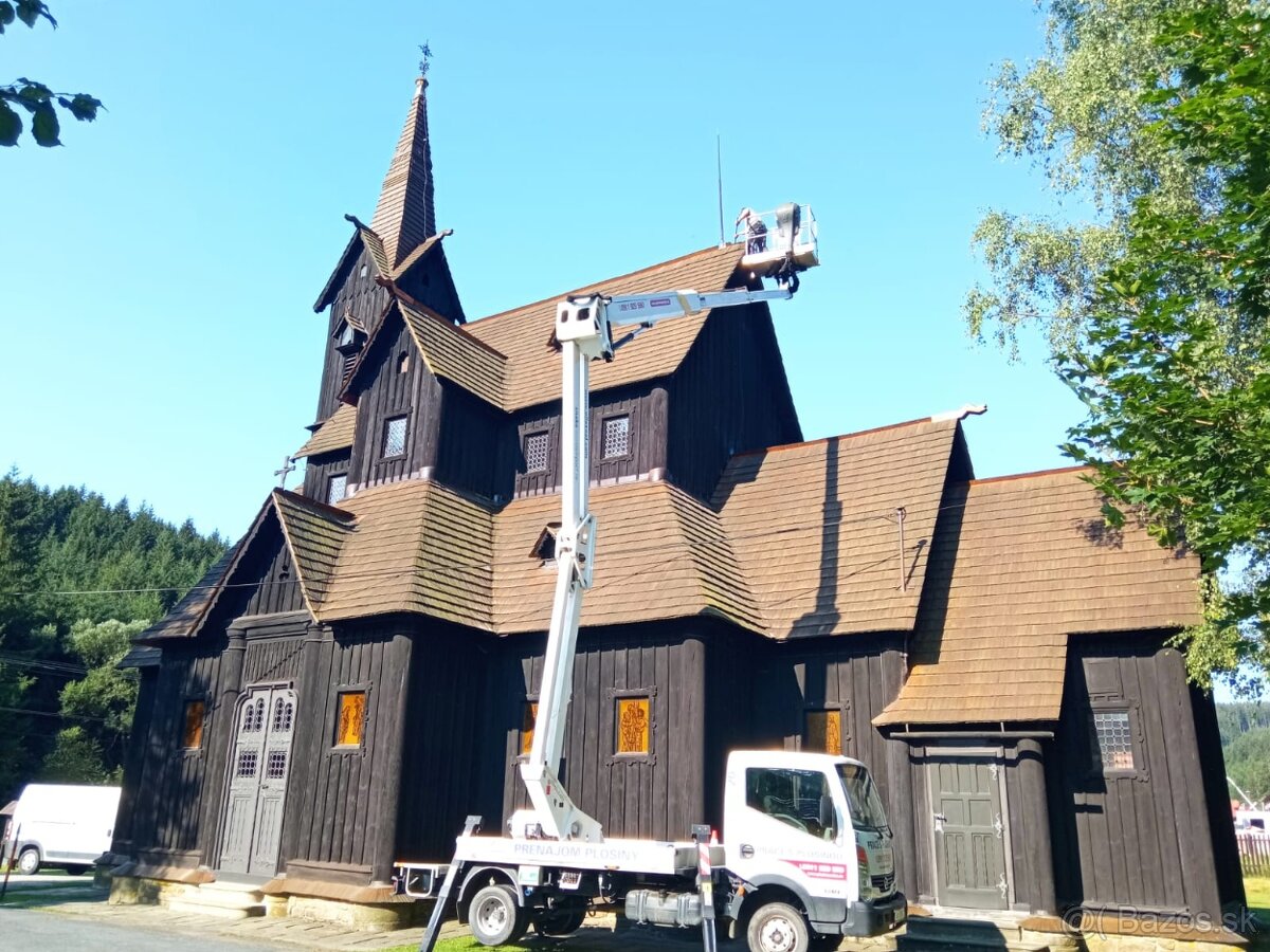 Prenájom plošiny s obsluhou - 3