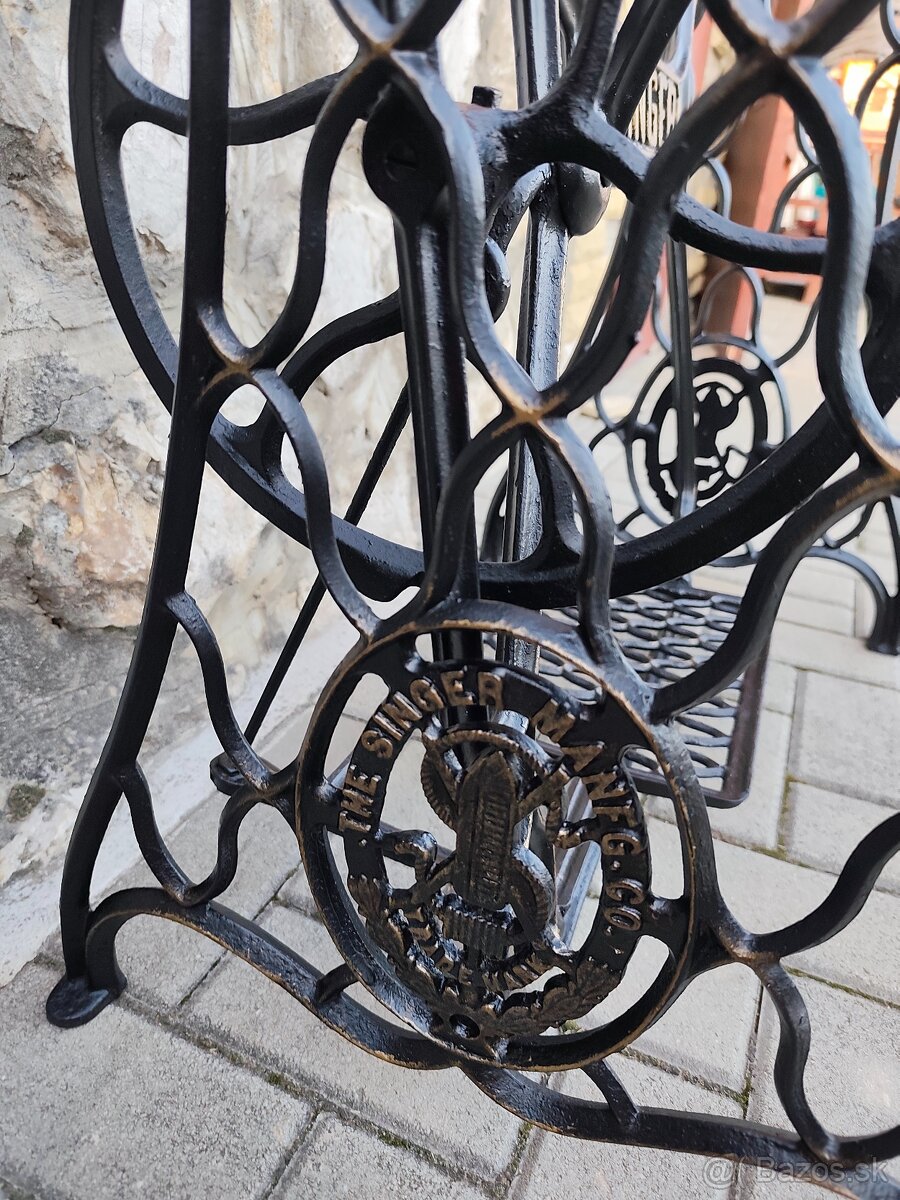 Konštrukcie šijaci stroj Singer - patina - 3