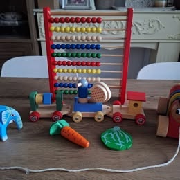 Drevené hračky, autíčka pre deti - 3