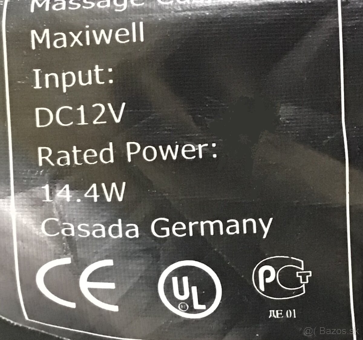 Masážny vankúš Casada Maxiwell - pekný stav - 3