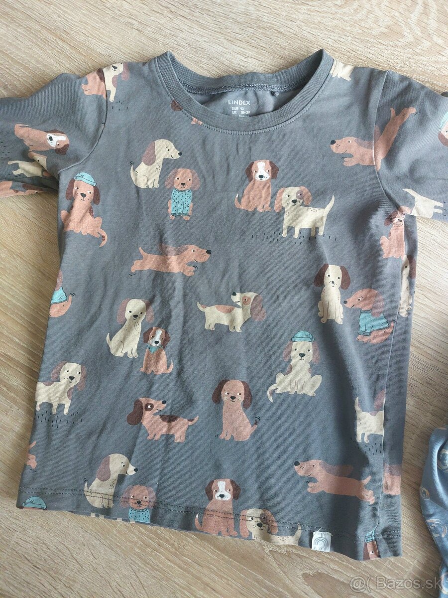 2x tričko Lindex 92 - 3