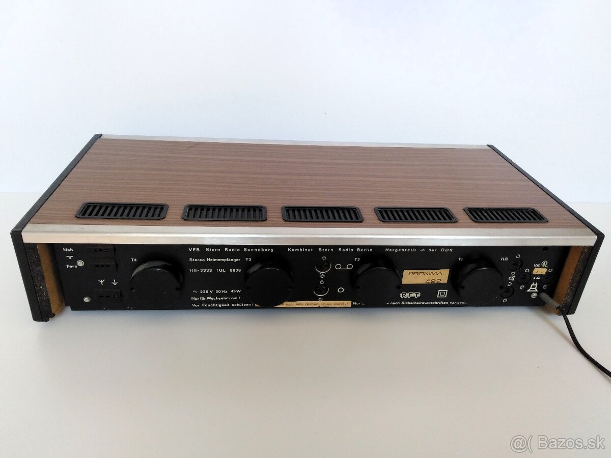 Radiopřijímač RFT Proxima 422 / receiver / zesilovač - 3