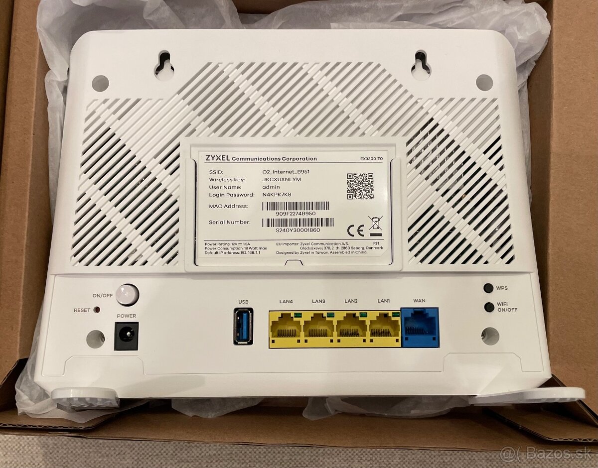 Anténa O2 model Zyxel NR 7303 set - 3