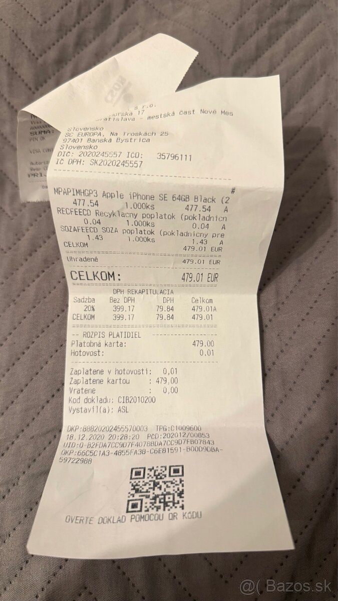 iPhone SE 2020, 64 GB čierny - 3