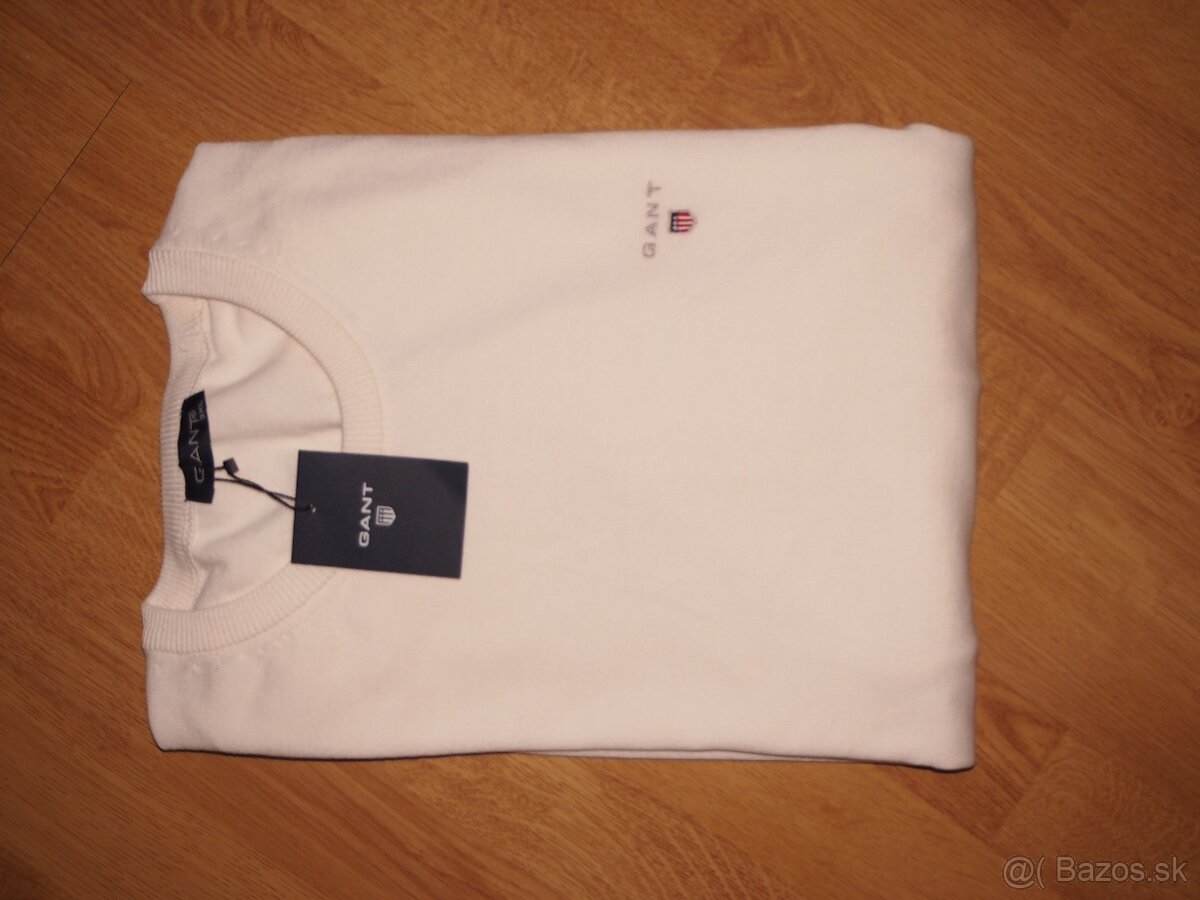 Gant pánsky sveter biely - 3