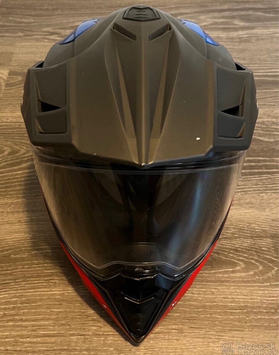 Airoh Commander Progress Enduro helma Blue/Red/Mat - 3