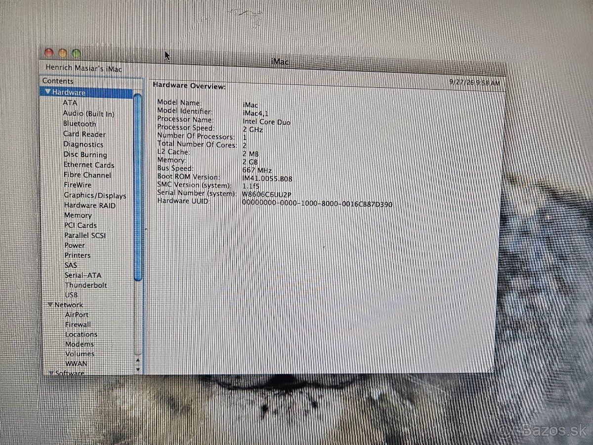 Vintage: Funkčný iMac 20" Intel Core Duo iTunes Apple - 3