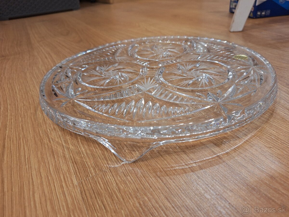 Retro krištáľ podnos - 3
