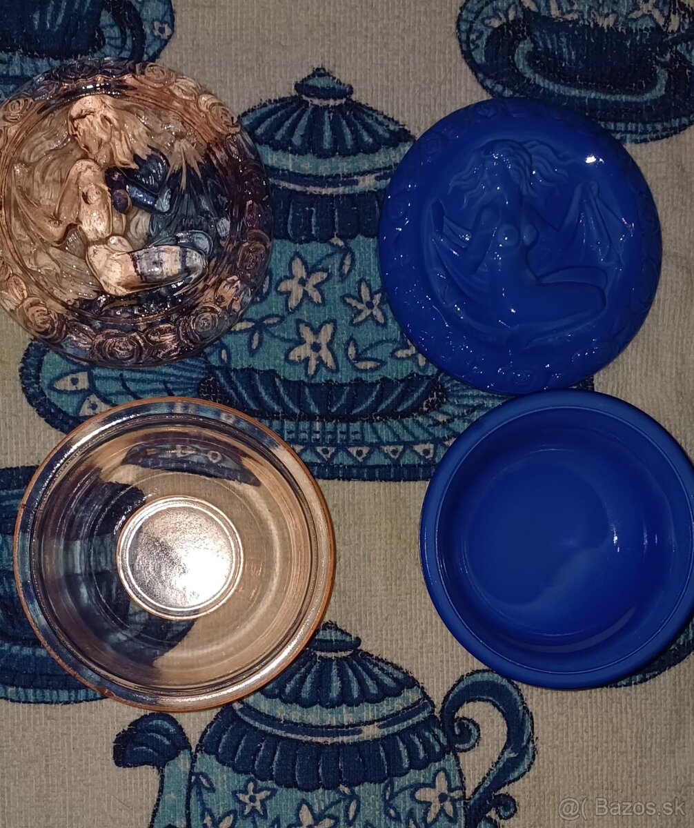 Dózy z malachitoveho skla - 3