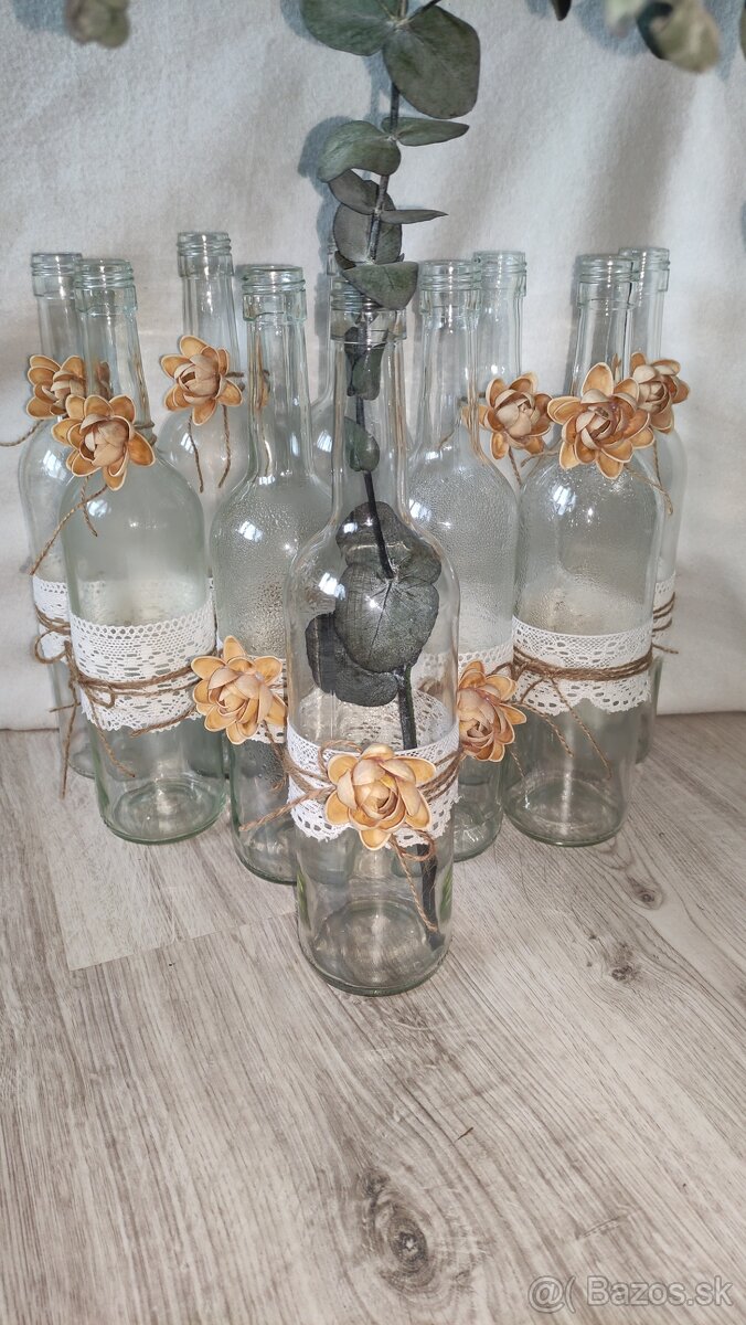 Vazy / ozdobené fľaše - 3