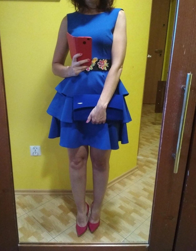 Komplet - šaty, kabelka, lodičky - 3