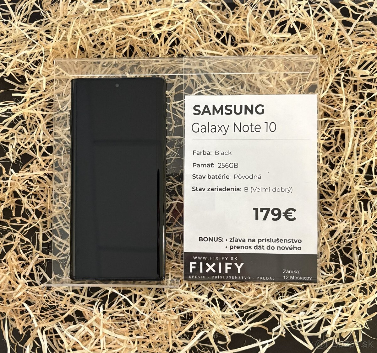 Samsung Note 10 Čierny - 256 GB - 3