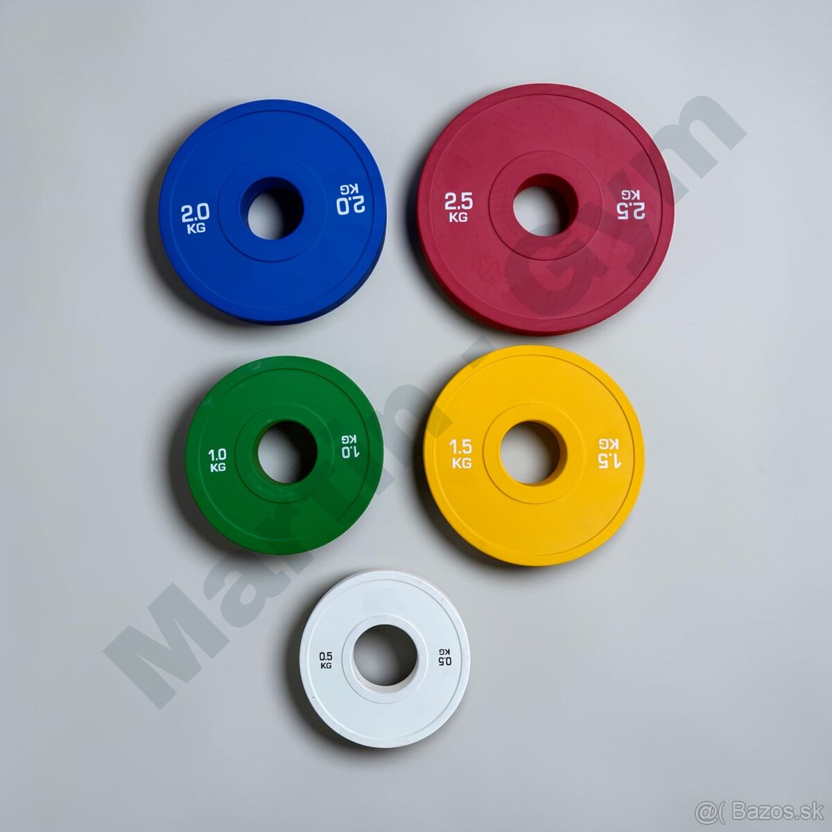 Frakčné kotúče - set od 0,5 - 2,5kg - 3