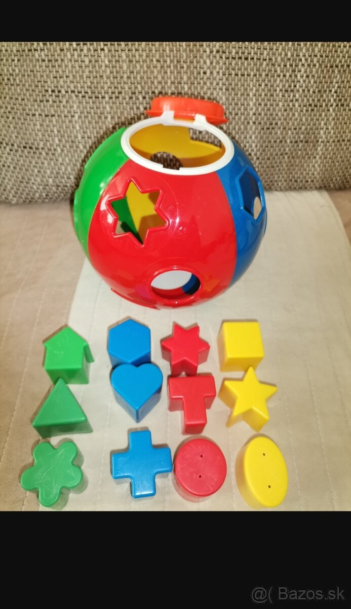 Guľa s vkladacími tvarmi - 3