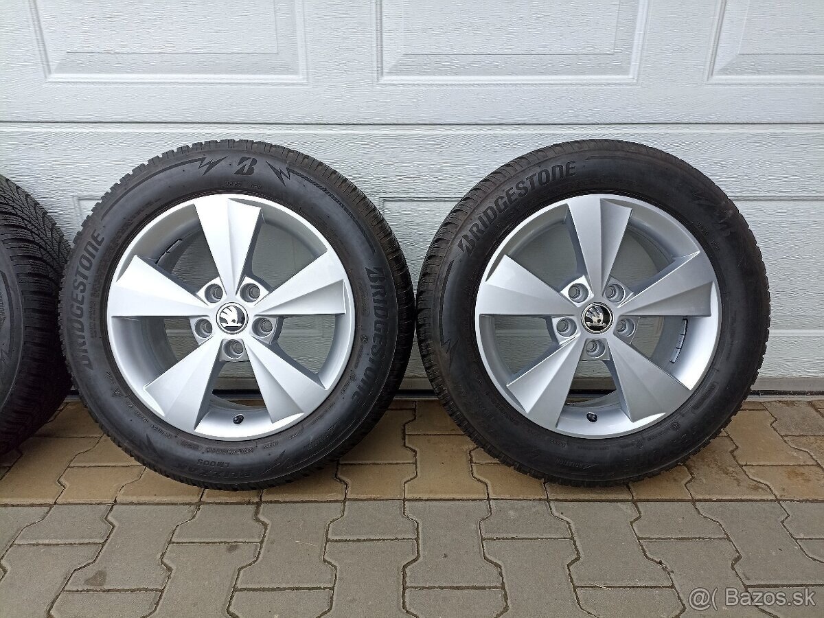 Originálna zimná sada Škoda, VW, Seat 5x112 R16 ET46 - 3