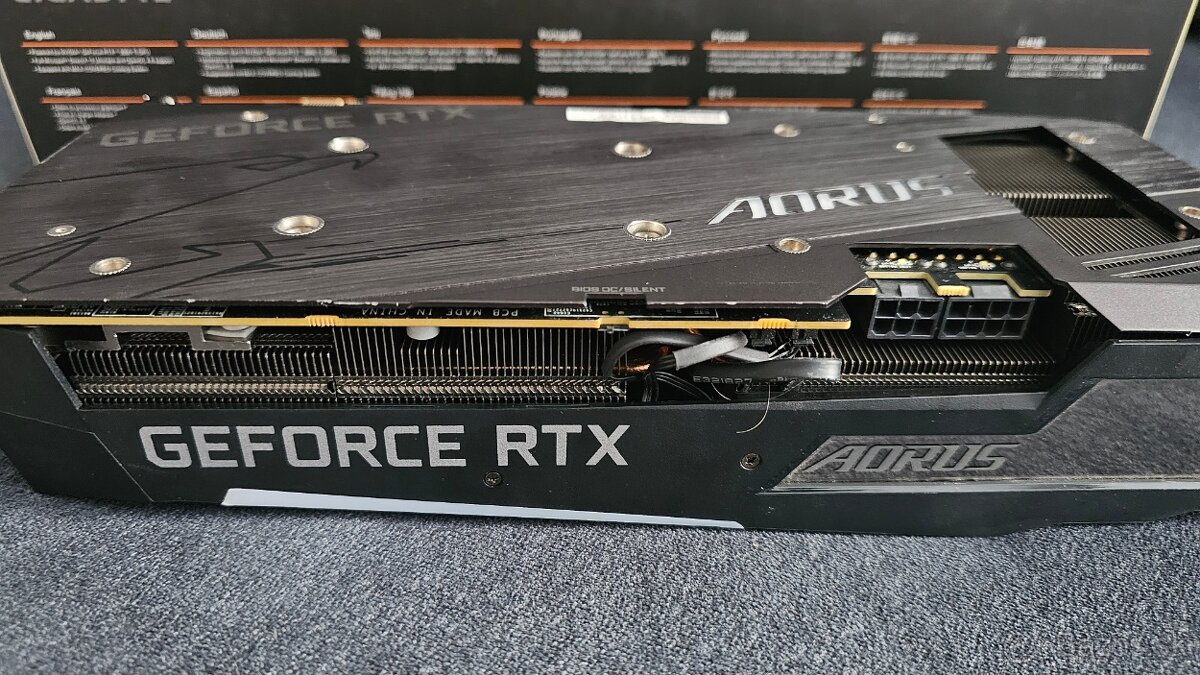 Predam Gigabyte RTX 3060 Ti 8GB OC Aorus RGB - 3