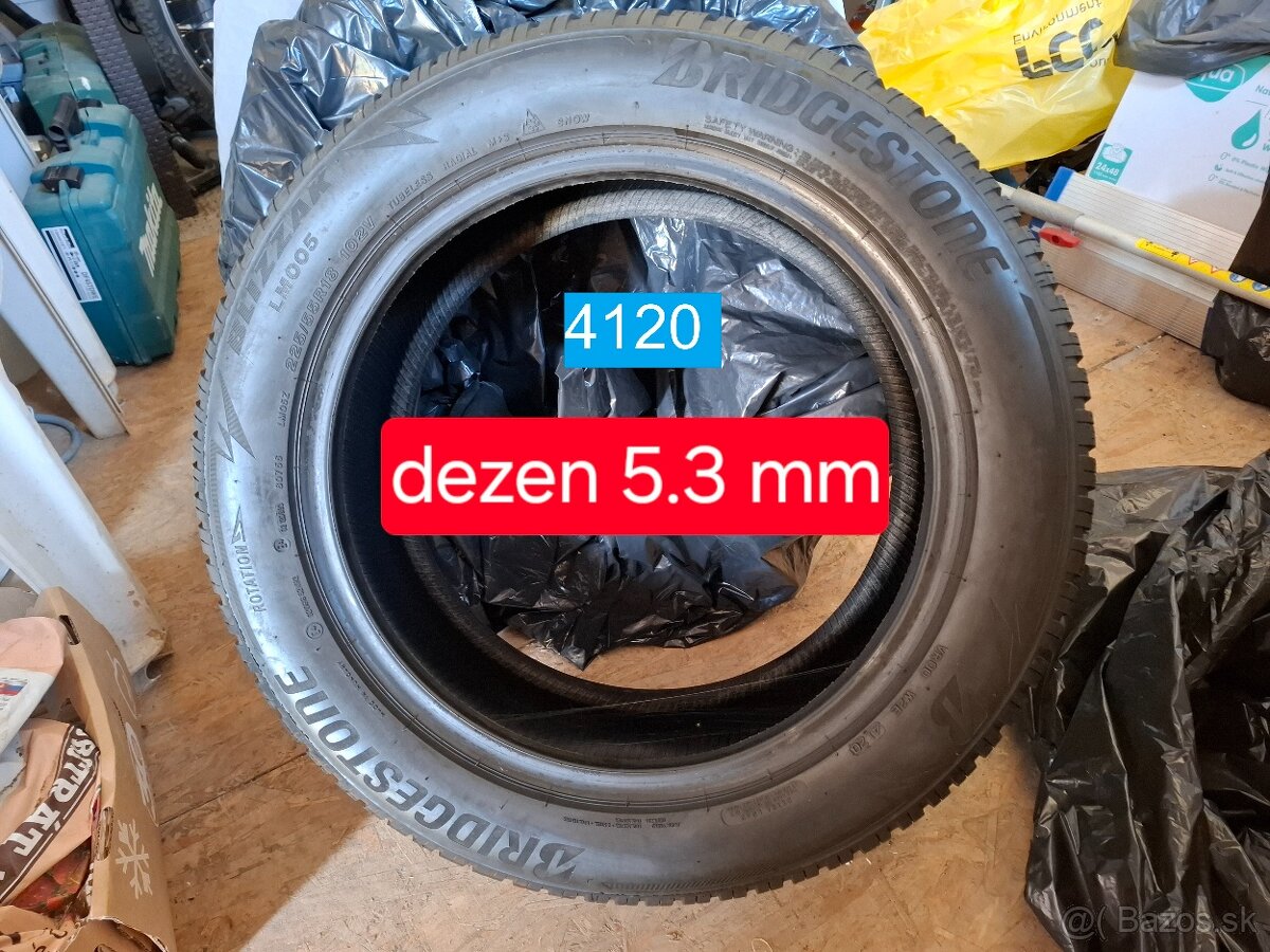 Predám zimné pneumatiky 225/55 R18 - sada 4ks za 15€ - 3