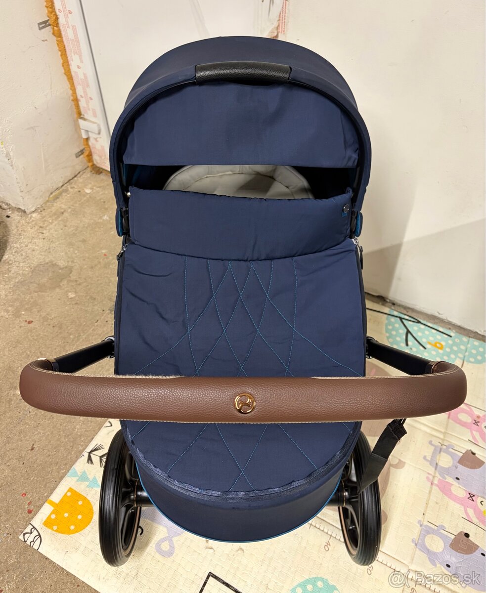 Kočík Cybex Priam Rosegold Nautical Blue - Trojkombinácia - 3