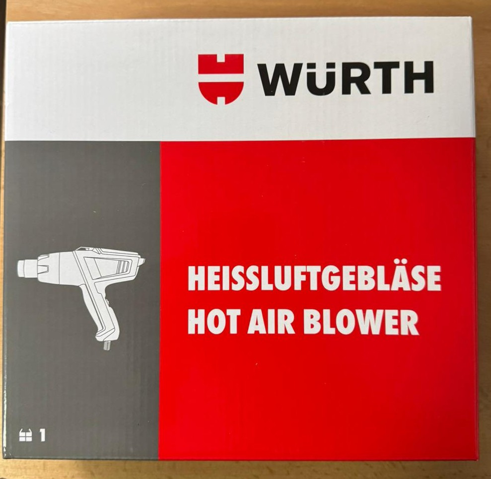 Wurth Teplovzdušná pištoľ HLG 1600 Basic - 3