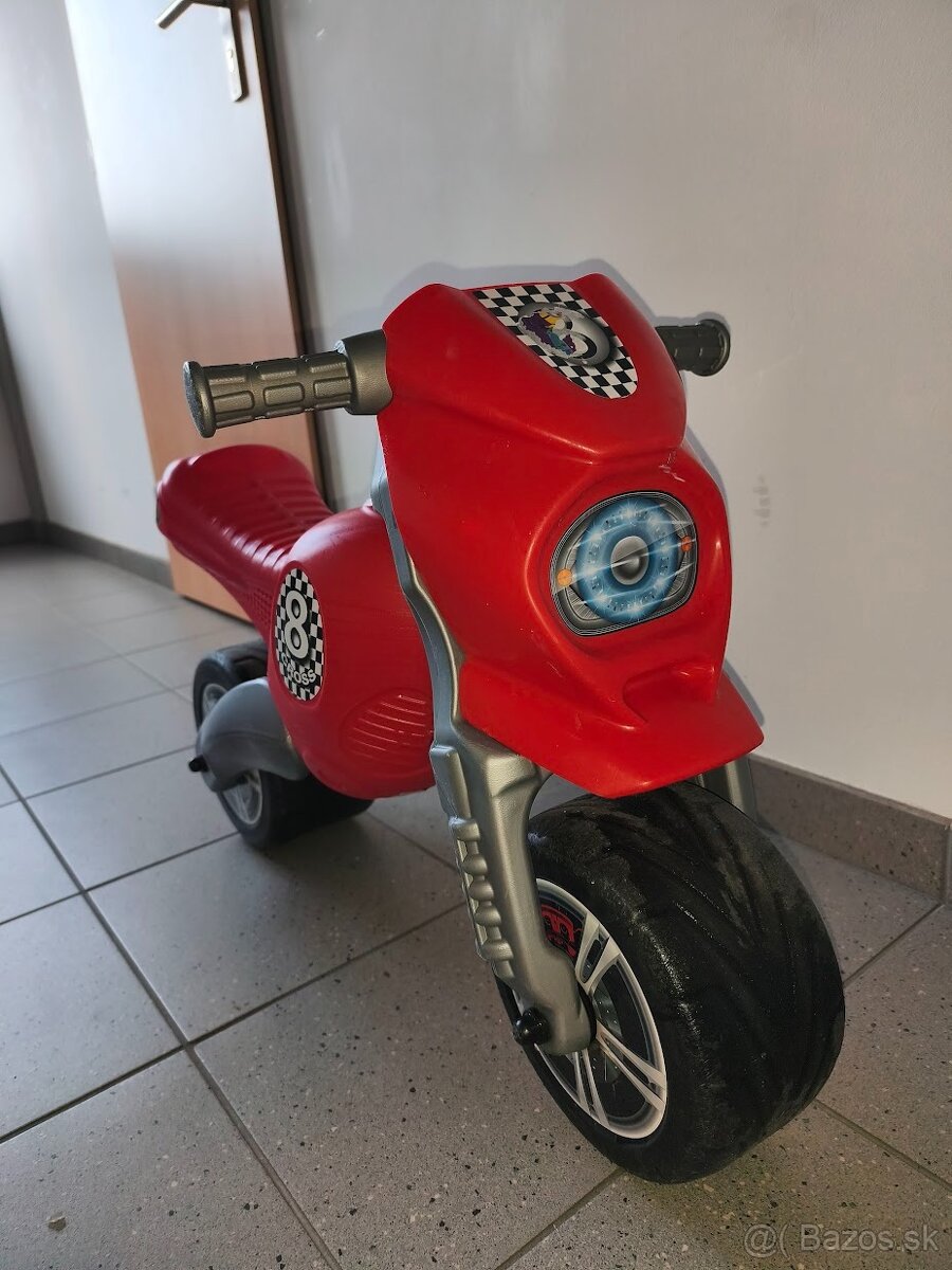Odrážadlo - motorka Cross Dohány maxi - červená - 3