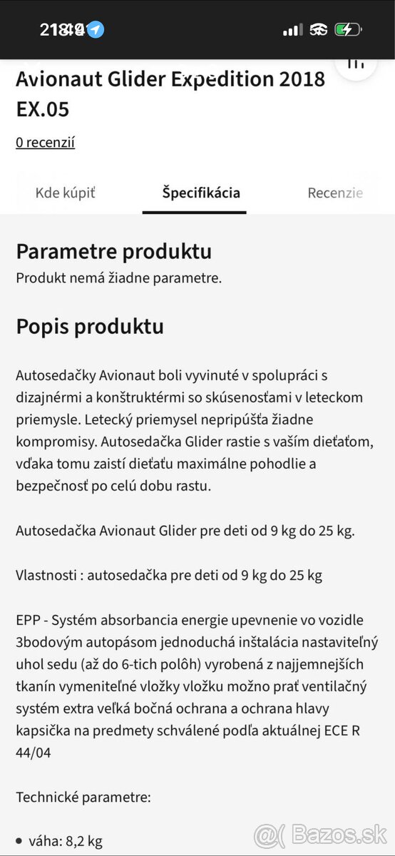 Detská autosedačka Avionaut - 3