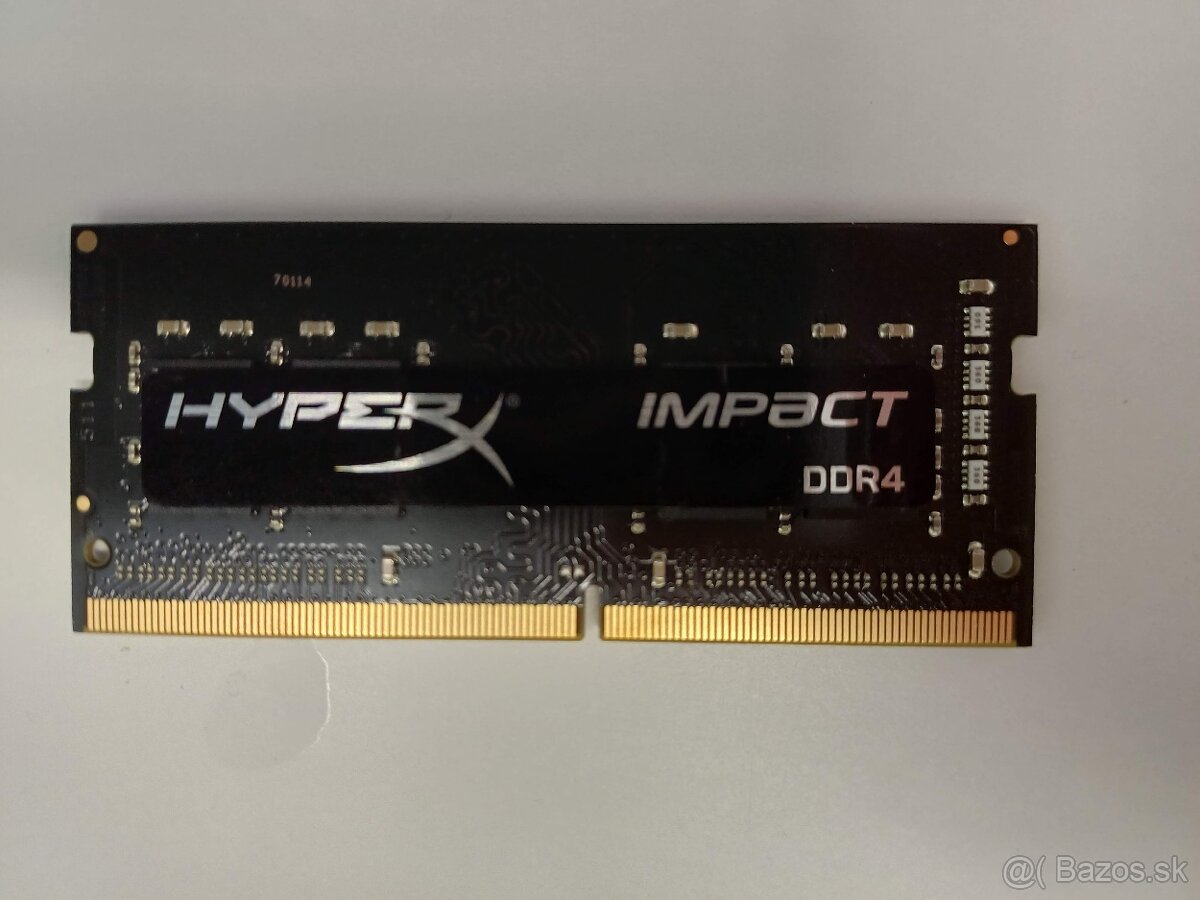 Pamäť DDR4 SODIMM HyperX, 4 GB, 2133 MHz - 3