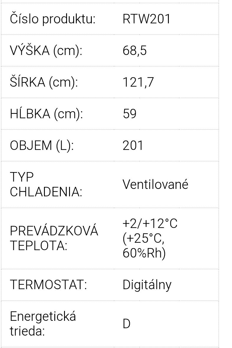Chladiaca vitrína - 3
