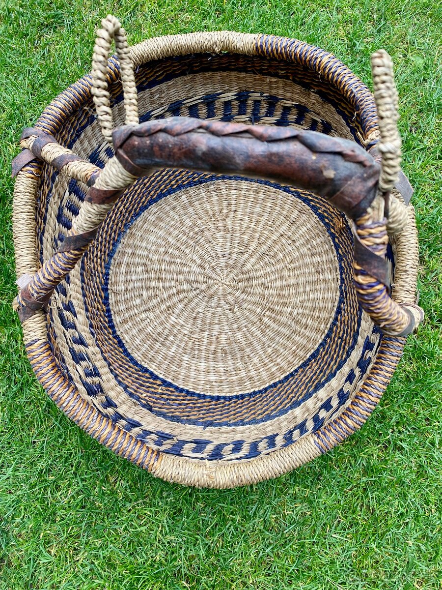 Slamený košík - 3