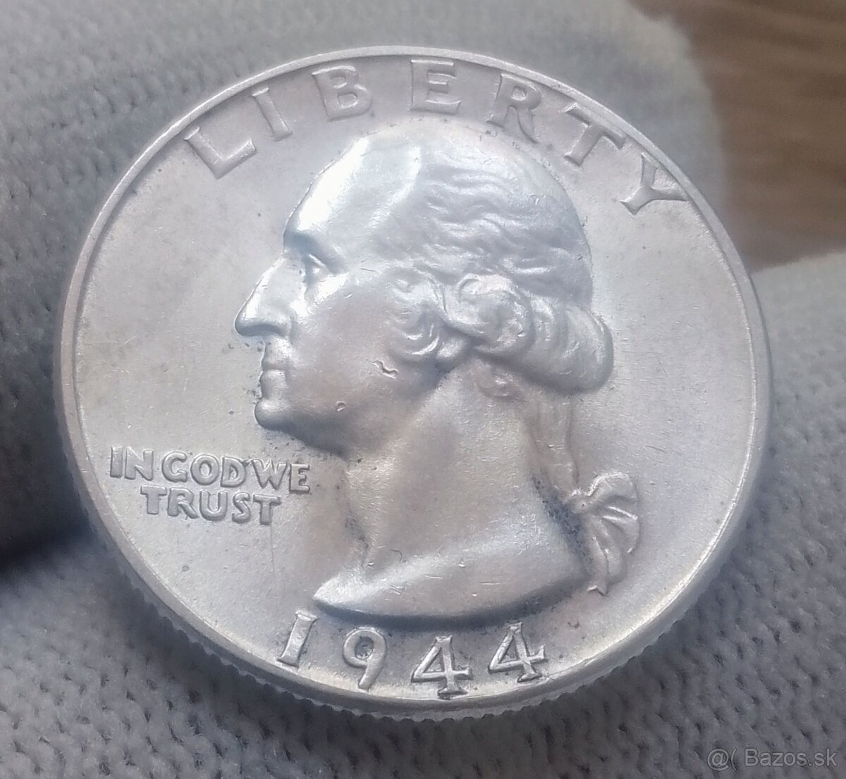 Strieborné 1/4 dollaré. - 3
