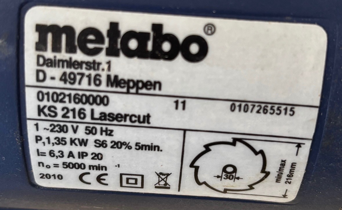 Metabo Píla - 3