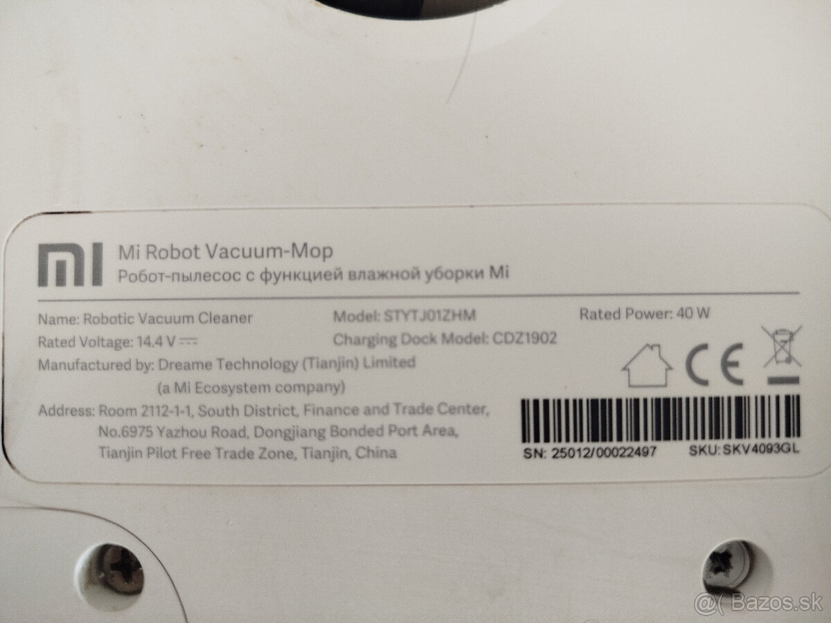 Predám Xiaomi mi robot vacuum-mop - 3