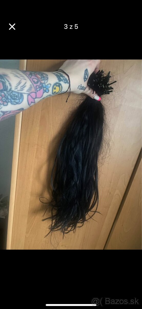 Ruske vlasy extra huste 50-55cm na predĺženie - 3