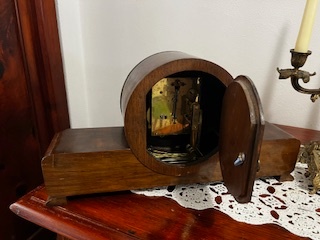 krásne krbové drevené hodiny - 3